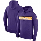 Men's Minnesota Vikings Nike Sideline Team Performance Pullover Hoodie Purple,baseball caps,new era cap wholesale,wholesale hats